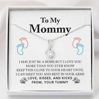 Thumbnail for Mom Necklace, New Mommy Necklace � First Time Mom Pregnancy Gift