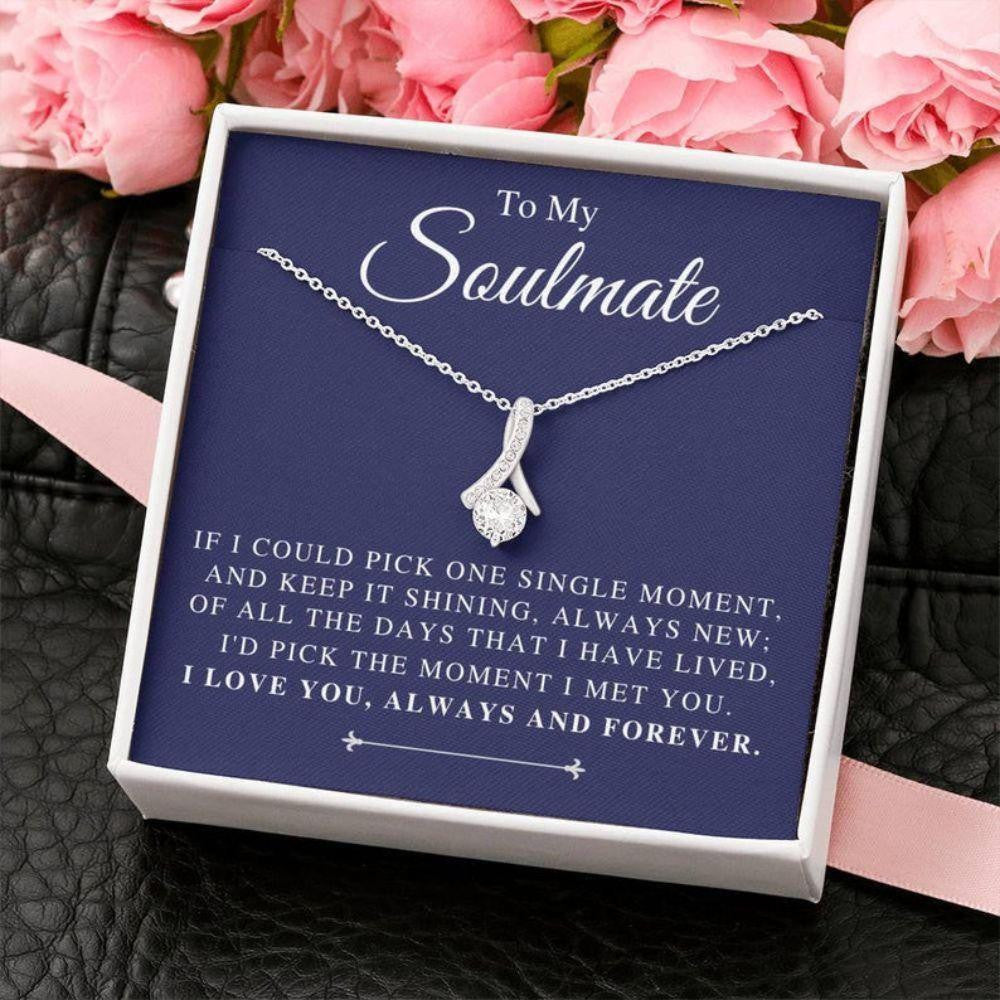 Wife Necklace, Soulmate Necklace, Gift For Her, Engagement Anniversary Necklace For Wife