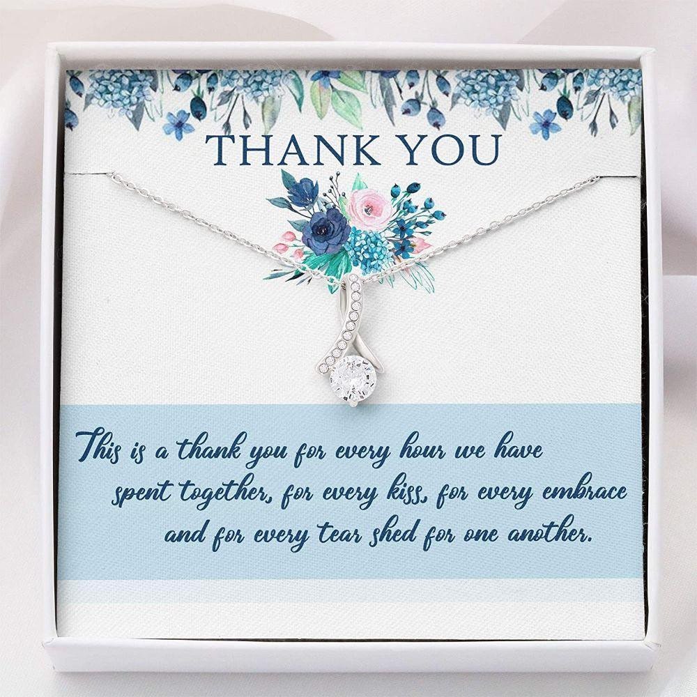 Girlfriend Necklace, Wife Necklace, Thank You Gift Necklace � Valentine Gifts For Her � Necklace With Gift Box