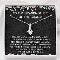 Thumbnail for Grandmother Necklace, Grandma Of The Groom Necklace Wedding Gift, Gift For Grandma Of The Groom