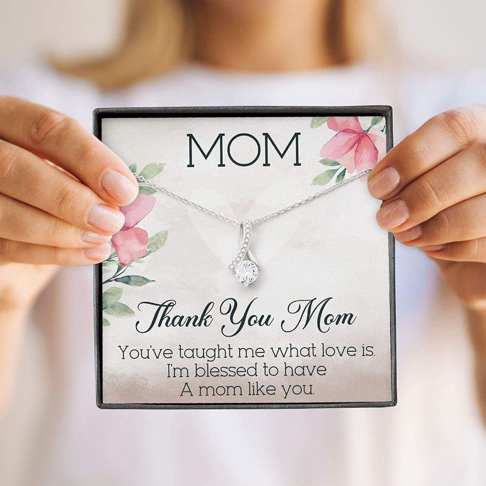Mom Necklace, Necklace For Mom � Mom Gift � Necklace With Gift Box