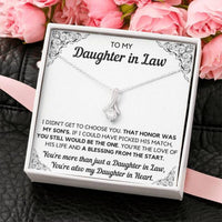 Thumbnail for Daughter-in-law Necklace, To My Daughter-In-Law Honor Alluring Beauty Necklace Gift