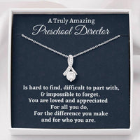 Thumbnail for Preschool Director Necklace Gift, Appreciation Gift For A Preschool Director, Beautiful Necklace, Preschool Director Gift
