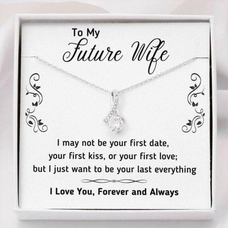 Girlfriend Necklace, Future Wife Necklace, Wife Necklace, To My Future Wife Necklace Gift From Boyfriend