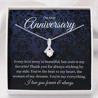 Thumbnail for Wife Necklace, Wife Anniversary Gift Necklace, Girlfriend Anniversary, Gift For Wife