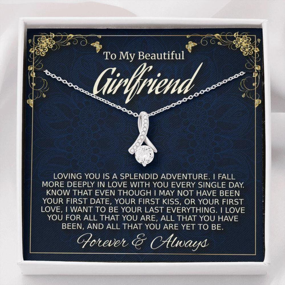 Girlfriend Necklace, Anniversary Necklace Gift For Girlfriend, Necklace Gift For Girlfriend, Christmas Gift