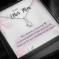 Thumbnail for Bonus Mom Necklace, Other Mom Gift For Bonus Mom Necklace � Thank Mom Gift Mother Day