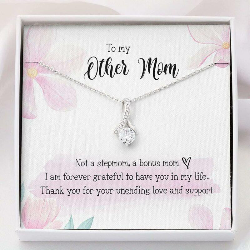 Bonus Mom Necklace, Other Mom Gift For Bonus Mom Necklace � Thank Mom Gift Mother Day