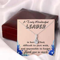 Thumbnail for Truly Leader Necklace Gift, Leadership TeamGift, Gift For Boss Necklace