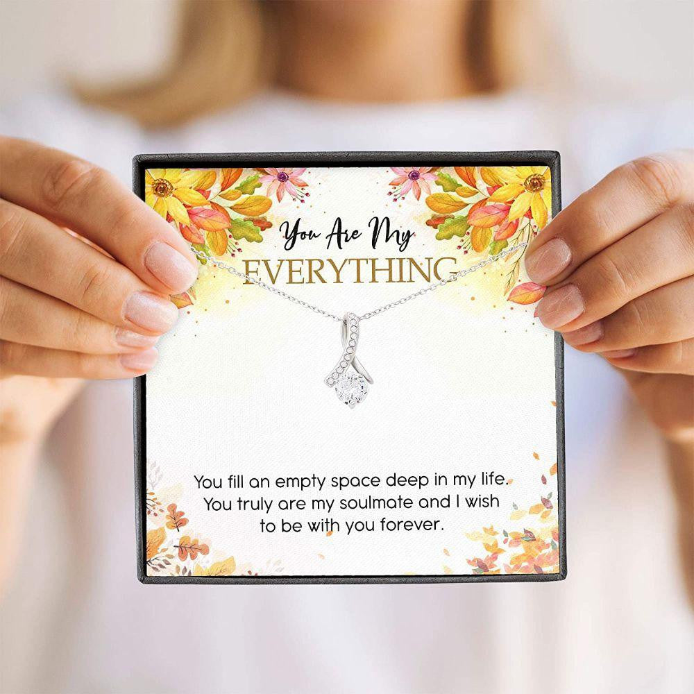 Girlfriend Necklace, Wife Necklace, You Are My Everything Necklace � Gift For Her � Necklace With Gift Box
