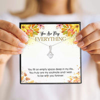 Thumbnail for Girlfriend Necklace, Wife Necklace, You Are My Everything Necklace � Gift For Her � Necklace With Gift Box