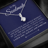 Thumbnail for Soulmate Necklace, Gift For Soulmate, Newly Engaged Gift, Engagement Gifts Necklace
