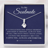 Thumbnail for Soulmate Necklace, Gift For Soulmate, Newly Engaged Gift, Engagement Gifts Necklace