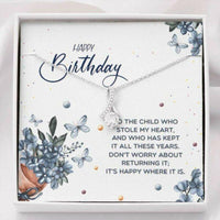 Thumbnail for Daughter Necklace, To My Daughter �Stole My Heart� Necklace Birthday Gift From Dad Mom