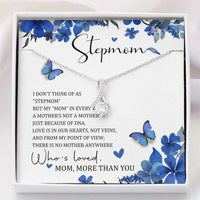 Thumbnail for Stepmom Necklace, To My Stepmom Thank You Mom Necklace � Bonus Mom Gift Mother Day Necklace