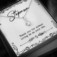 Thumbnail for Stepmom Necklace, To My Stepmom Necklace Gift, Thank You Mom Necklace