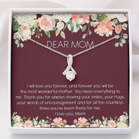 Thumbnail for Mom Necklace � Dear Mom Necklace � Alluring Beauty Necklace With Gift Box For Birthday Christmas