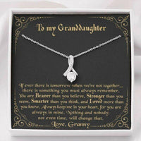 Thumbnail for Granddaughter Necklace, To My Granddaughter Necklace Gift � Love Granny