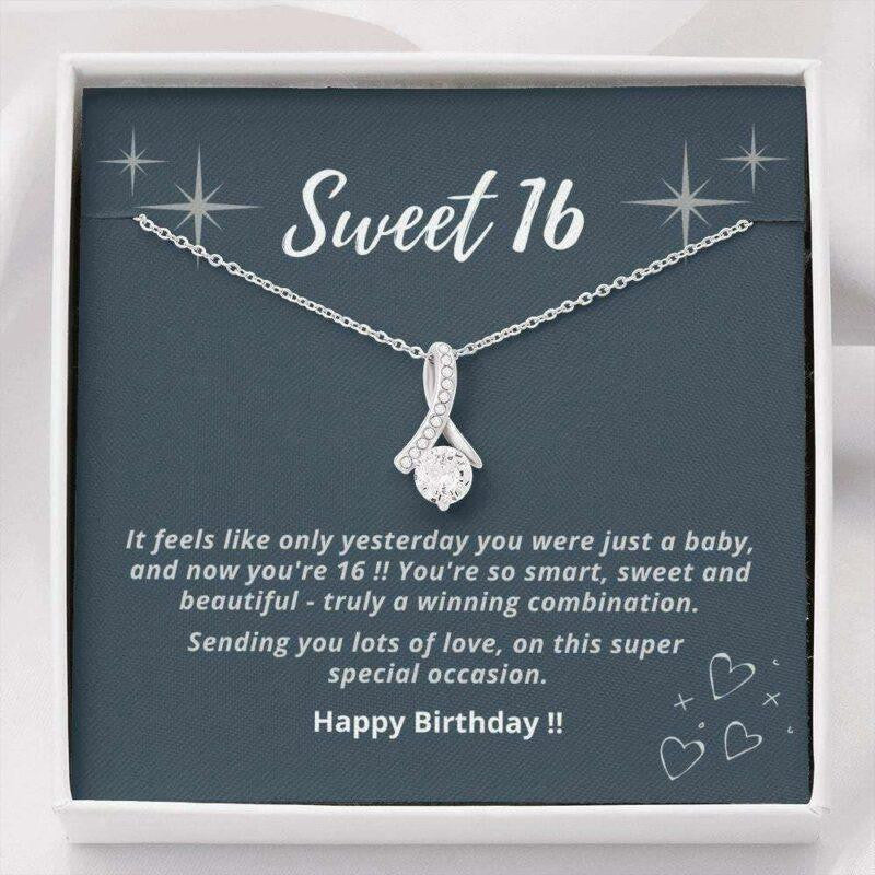 Granddaughter Necklace, Sweet 16 Gift Necklace, 16th Birthday Gift, Granddaughter Necklace
