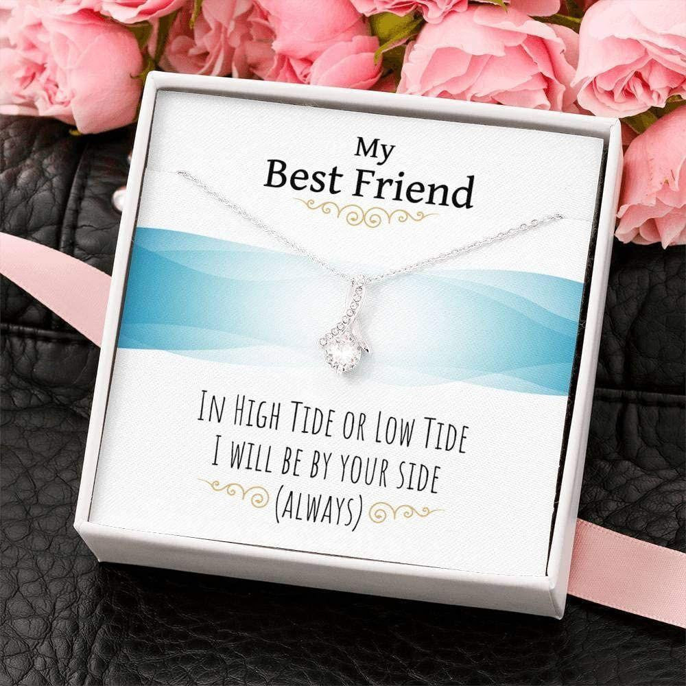 Friend Necklace, Best Friend Necklace � In High Tide Low Tide I Will Be By Your Side Always