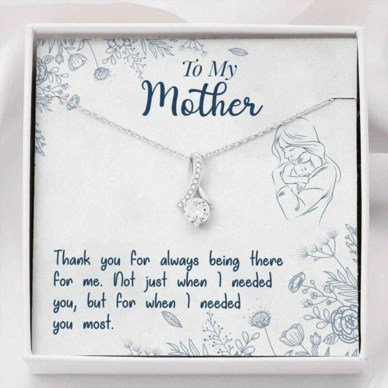 Mom Necklace, To My Mother �Needed-So� Alluring Beauty Necklace Gift For Mom