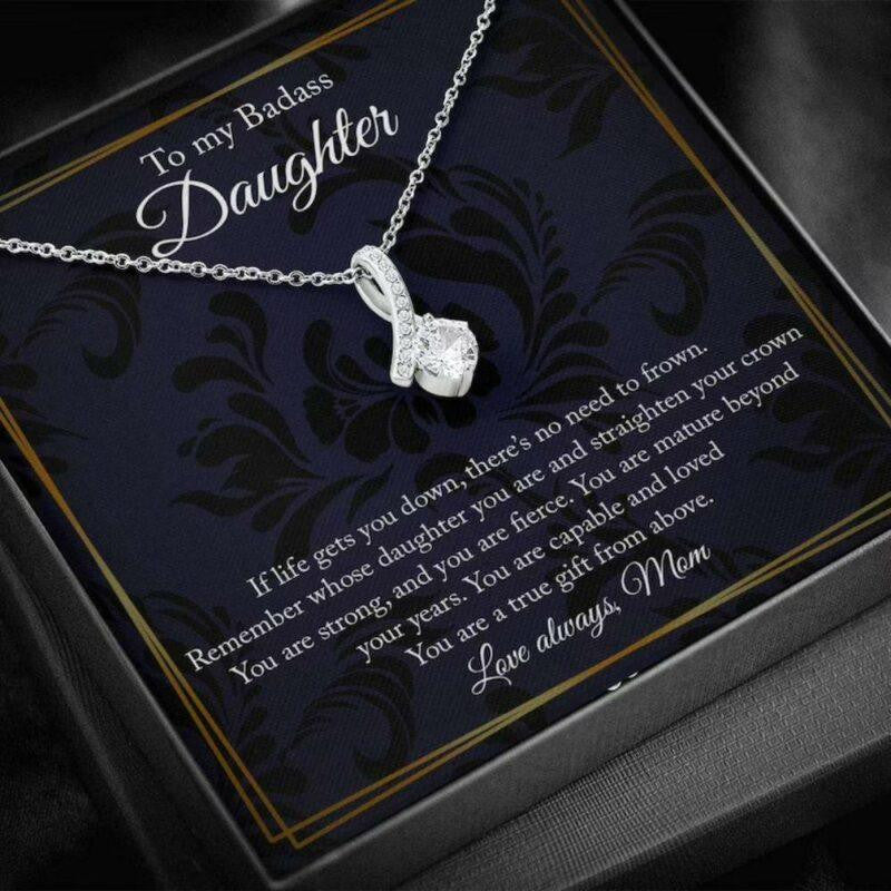 Daughter Necklace, To My Daughter Necklace, Gift For Daughter, Birthday Gift For Daughter From Mom