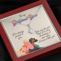 Thumbnail for Girlfriend Necklace, Girlfriend Gift LGBT, Lesbian Necklace, Queer Pride, Lesbian Gifts, Lesbian Love Gift, Pride Necklace