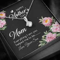 Thumbnail for Mom Necklace, Mothers Day Necklace � Necklace Gift For Mom From Son For Mom