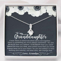 Thumbnail for Granddaughter Necklace, To My Granddaughter Necklace Gift Always Keep Me In Your Heart Love Grandpa