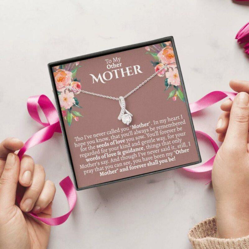Bonus Mom Necklace, Other Mother Necklace, Gift For Second Mom, Mother-In-Law, Bonus Mom