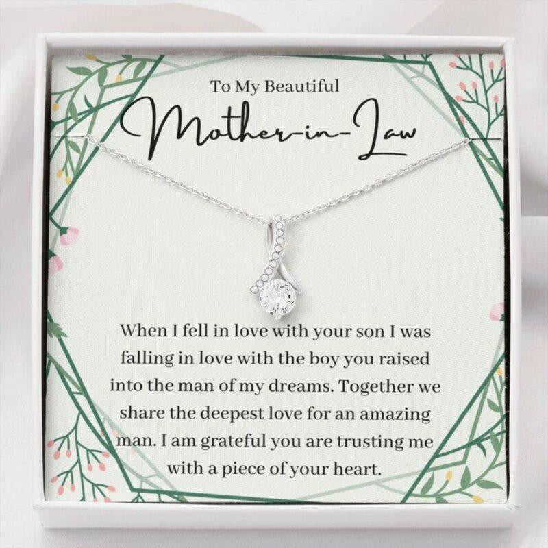 Mother-in-Law Necklace Gift, Wedding Day Gift Necklace For My Mother-in-Law From Bride