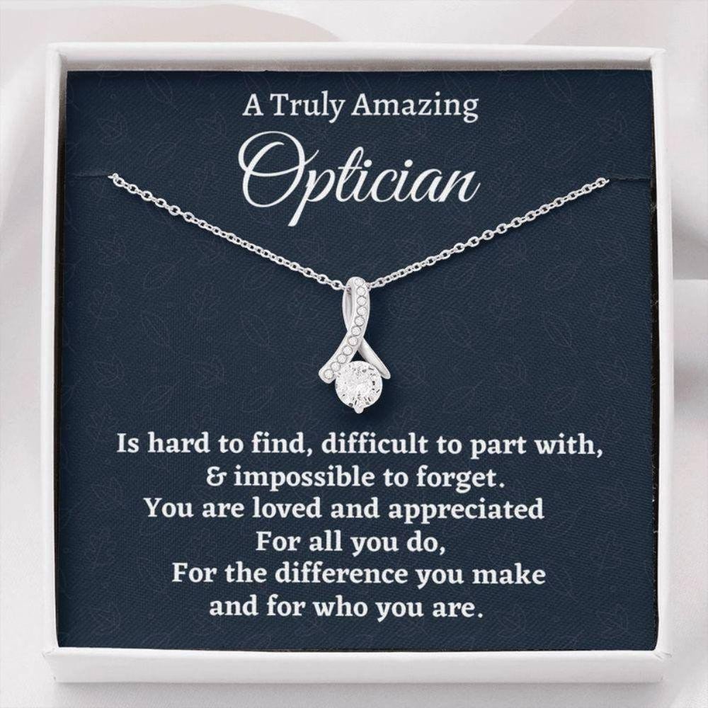 Optician Necklace Gift, Appreciation Gift For An Optician, Beautiful Necklace, Optician Gift
