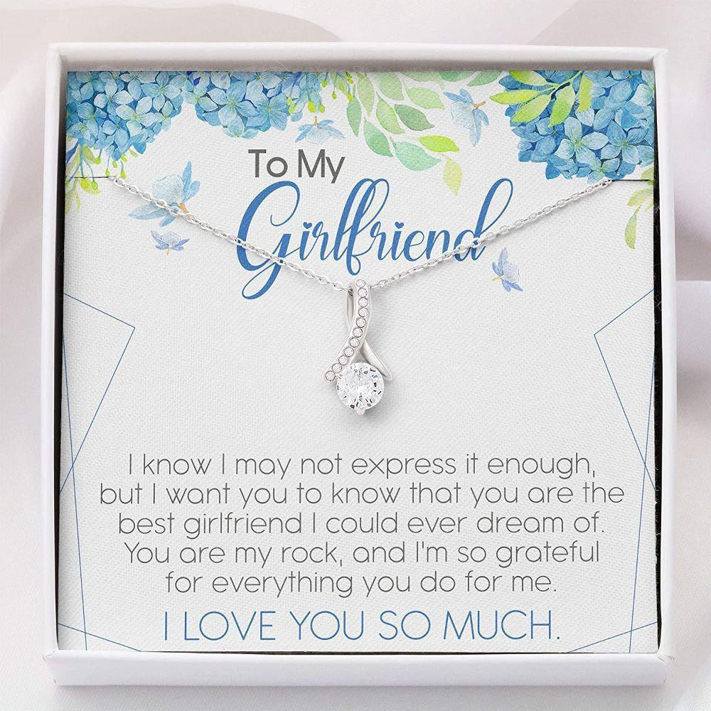 Girlfriend Necklace � Gift For Girlfriend Necklace � Alluring Beauty  Necklace With Gift Box