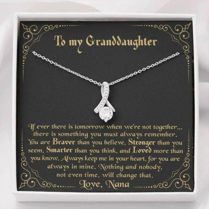 Granddaughter Necklace, To My Granddaughter Necklace Gift � Always Keep Me In Your Heart Love Nana