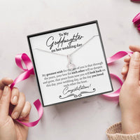 Thumbnail for Goddaughter Necklace, Goddaughter Wedding Gift, Gift For Goddaughter On Her Wedding Day Necklace