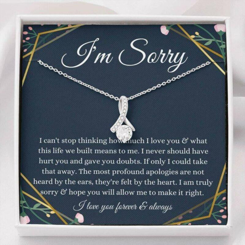 Girlfriend Necklace, Wife Necklace, I�m Sorry Necklace Apology Gift, Gift For Wife/Girlfriend/Partner