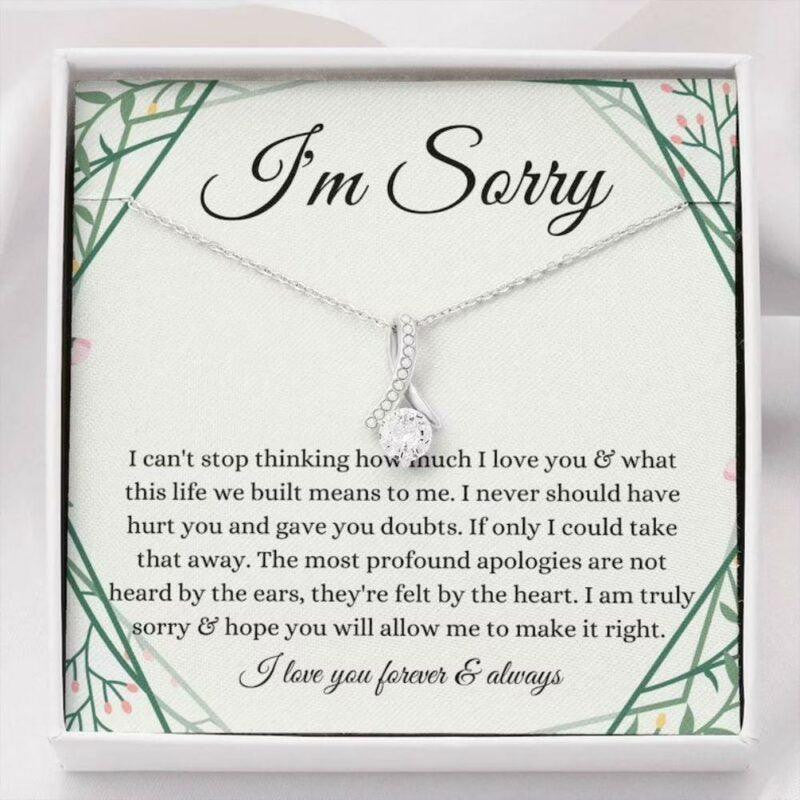 Girlfriend Necklace, Wife Necklace, I�m Sorry Necklace Apology Gift, Gift For Wife/Girlfriend/Partner
