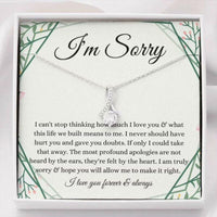 Thumbnail for Girlfriend Necklace, Wife Necklace, I�m Sorry Necklace Apology Gift, Gift For Wife/Girlfriend/Partner