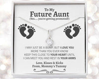 Thumbnail for Aunt Necklace, New Aunt Gift, New Auntie Gift, Soon To Be Aunt, Reveal To Aunt To Be Gift, Aunt Announcement Promoted To Aunt Gift