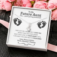 Thumbnail for Aunt Necklace, New Aunt Gift, New Auntie Gift, Soon To Be Aunt, Reveal To Aunt To Be Gift, Aunt Announcement Promoted To Aunt Gift