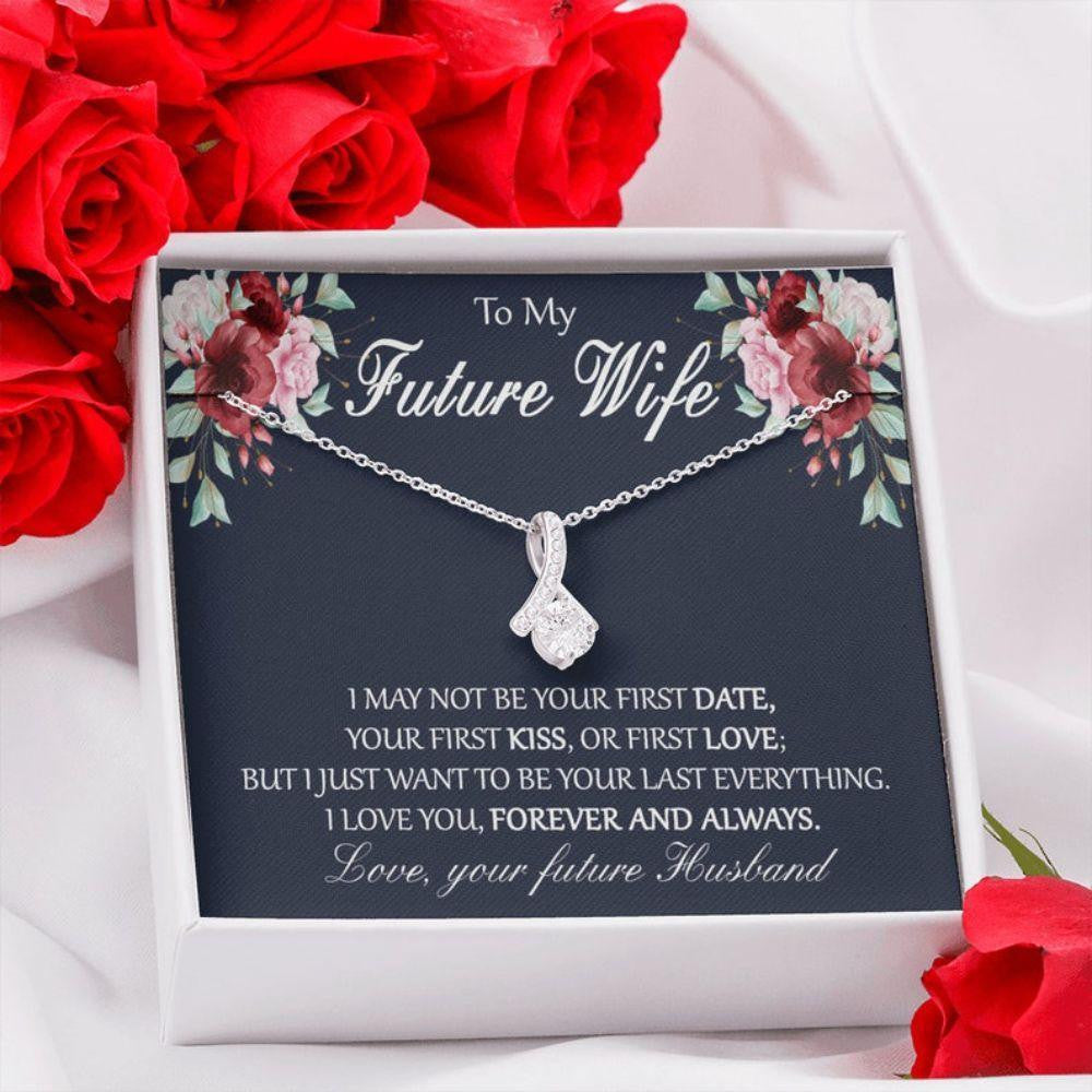 Future Wife Necklace, To My Future Wife Necklace, Fiance Gift, Valentines Day Gift For Fiance, Engagement Gift For Future Wife, Fiance Gift For Her