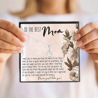 Thumbnail for Mom Necklace, To My Best Mom Necklace Gift � Necklace With Gift Box For Birthday Christmas