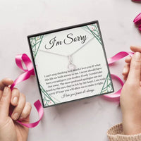 Thumbnail for Girlfriend Necklace, Wife Necklace, I�m Sorry Necklace Apology Gift, Gift For Wife/Girlfriend/Partner