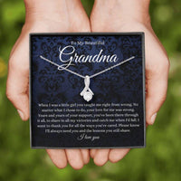 Thumbnail for Grandmother Necklace, To My Beautiful Grandma Necklace,  Gift For Grandma Grandmother, Thank You