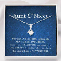 Thumbnail for Aunt Necklace, Aunt & Niece Necklace Unique Bond, Aunt Niece, Gift For Aunt Auntie