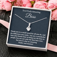 Thumbnail for Boss Necklace Gift For Women Boss, Necklace, Boss Lady Gift, Appreciation Thank You Gift For An Amazing Boss