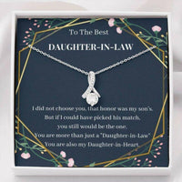 Thumbnail for Daughter-In-Law Necklace, To My Daughter-In-Law Necklace, Gift For Bonus Daughter Wedding Gift