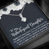 Thumbnail for Stepdaughter Necklace, Unbiological Daughter Necklace Gift Bonus Daughter Daughter-In-Law Step Daughter