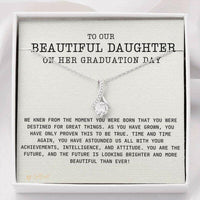 Thumbnail for Daughter Necklace, Graduation Necklace Gift For Daughter From Mom And Dad College And High School