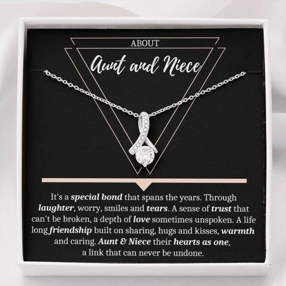 Aunt Necklace, Niece Necklace, Aunt Niece Gift, Aunt Niece Quotes, Birthday Christmas Necklace